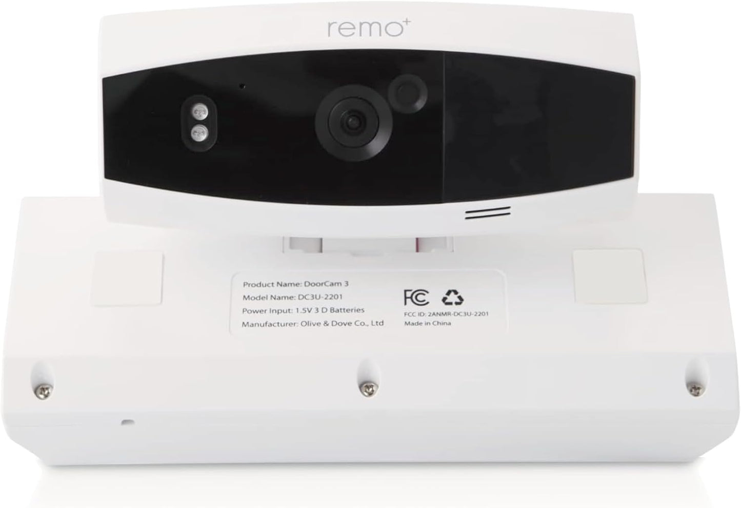 Remo+ DoorCam 3: No Subscription, 1080p, Night Vision