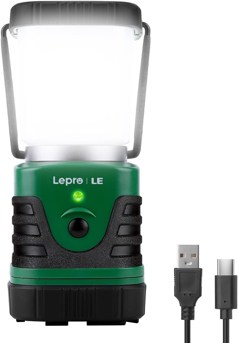 1000LM LED Camping Lantern Rechargeable with Power Bank Feature