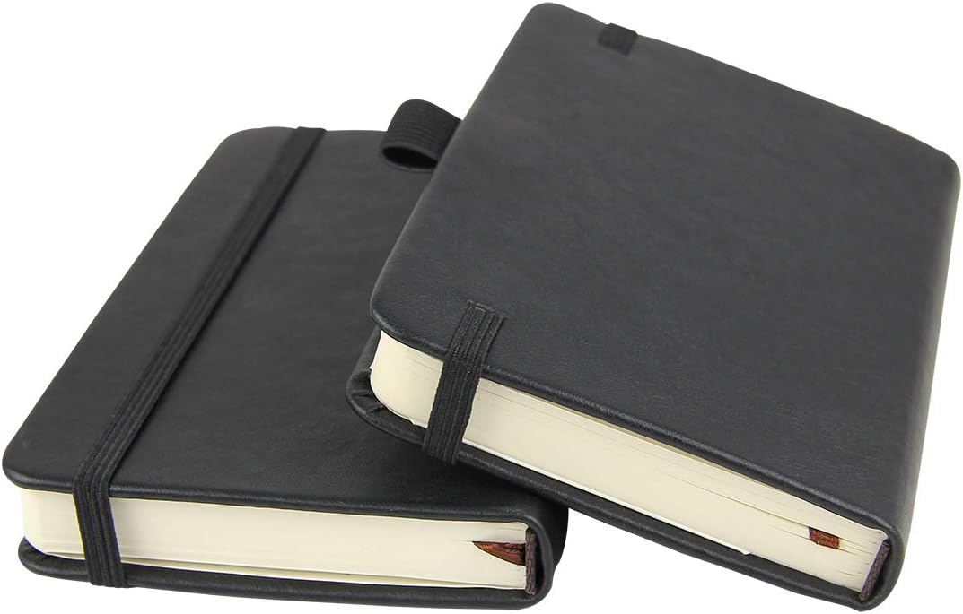 Compact 2-Pack Pocket Notebooks 3.5 x 5.5 - Ultimate Organization!