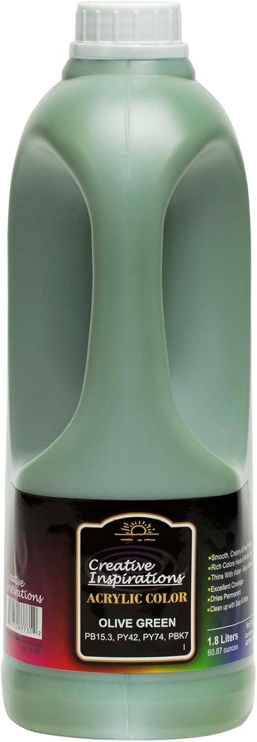 Creative Inspirations Acrylic Paint in Olive Green - 1.8 Liter