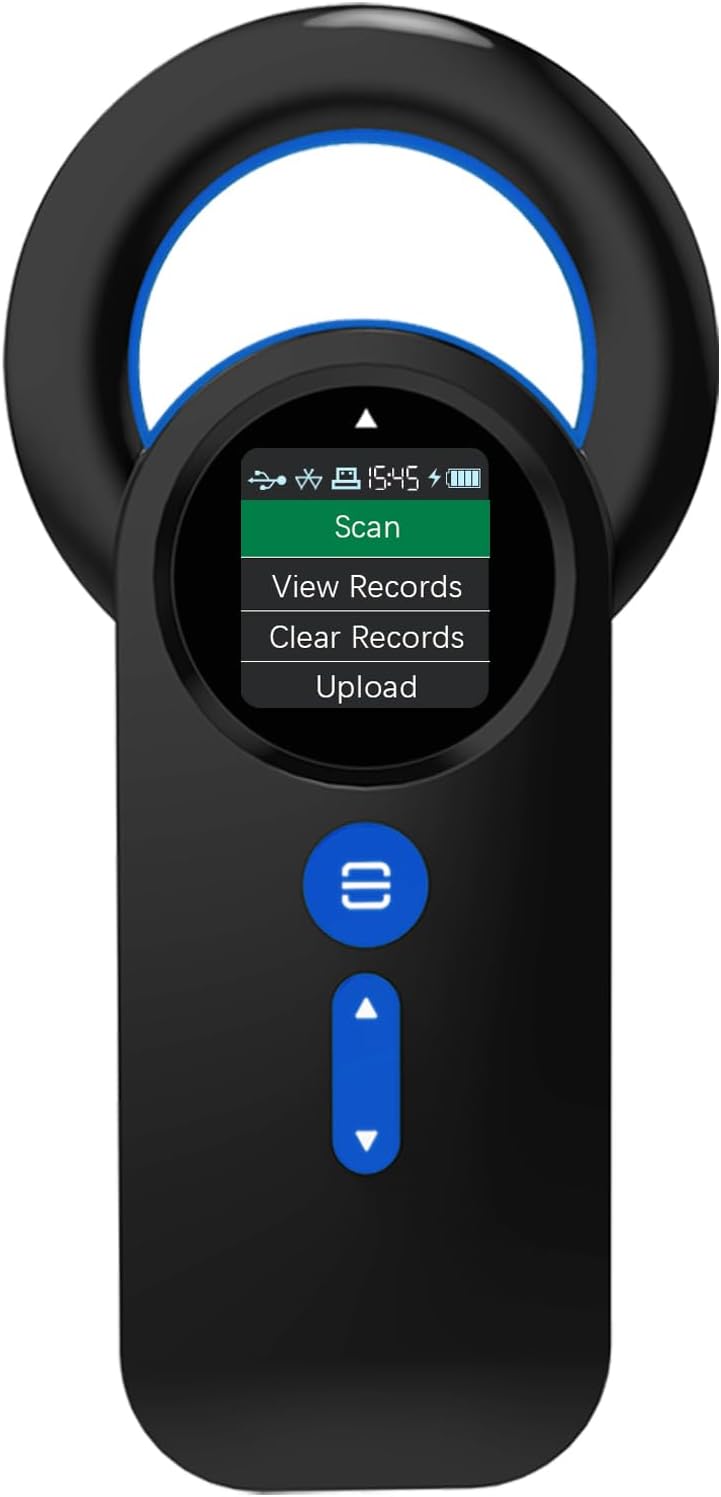 Symcode Bluetooth Animal Microchip Tag Reader for Pets and Livestock