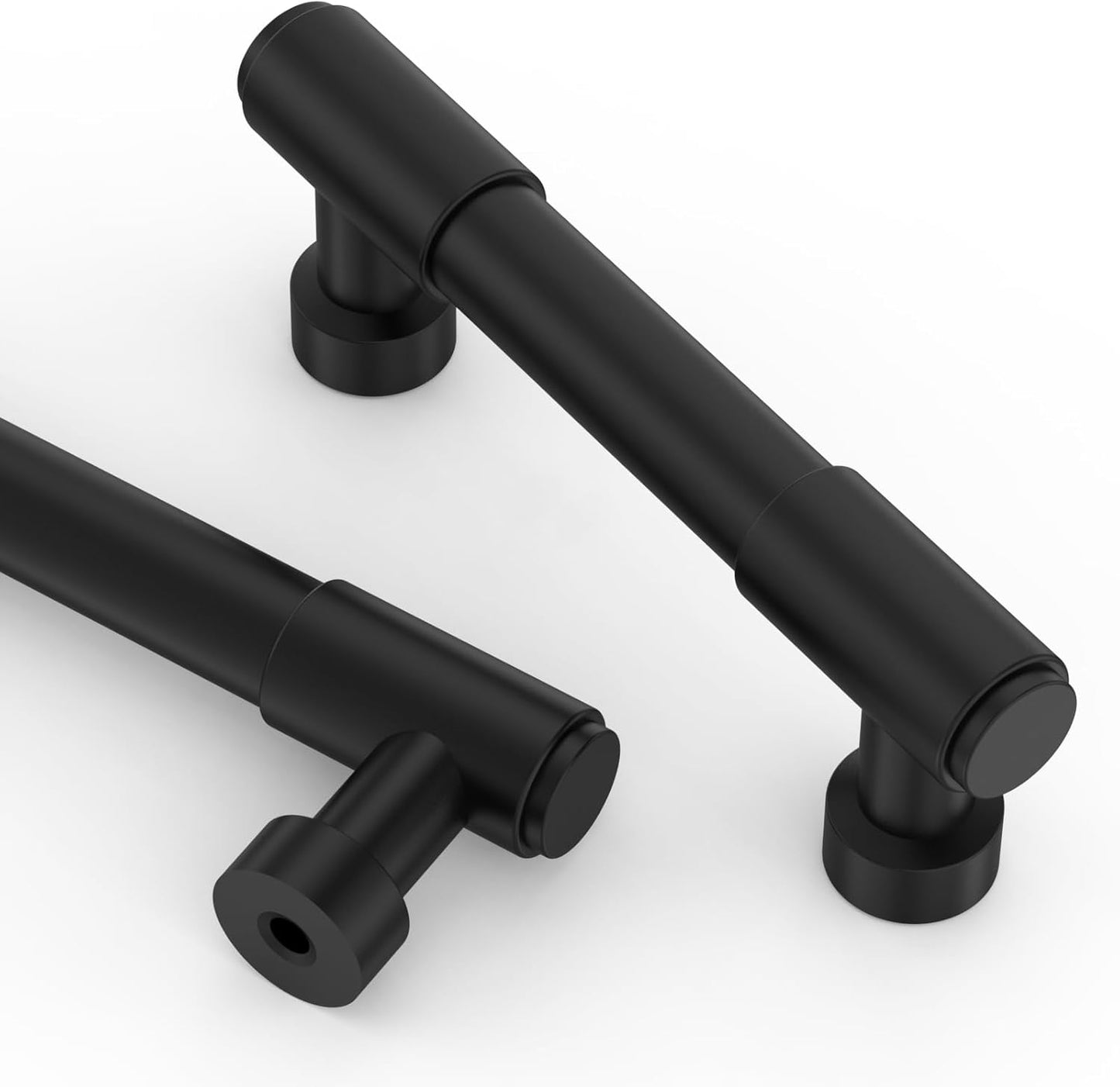 3 Inch Matte Black Kitchen Cabinet Handles for Modern Homes