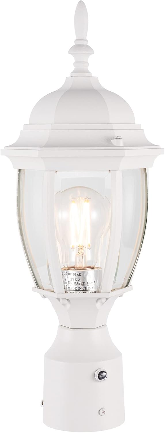 LIT-PaTH Dusk to Dawn Outdoor Post Lighting Fixture for Safety