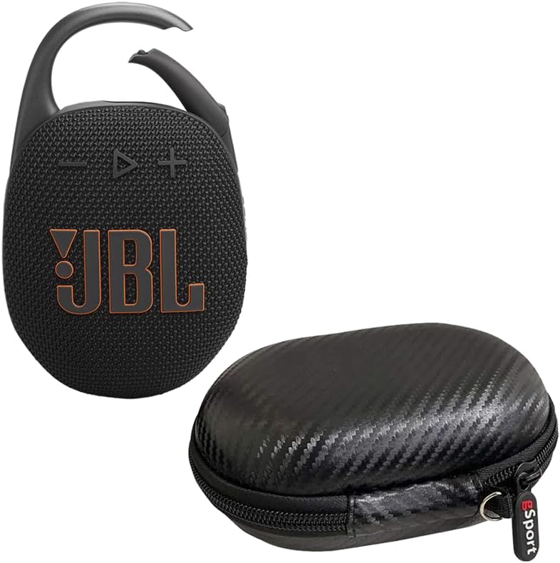 JBL Clip 5 Ultra Portable Bluetooth Speaker with gSport Case