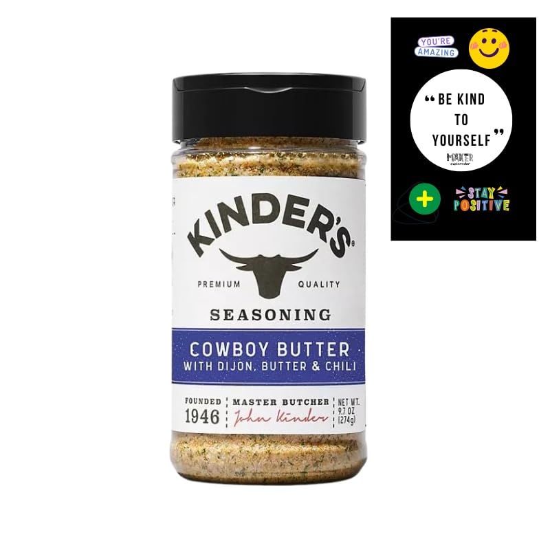 Flavorful Cowboy Butter Seasoning - 9.7oz Dual Lid by Explorador