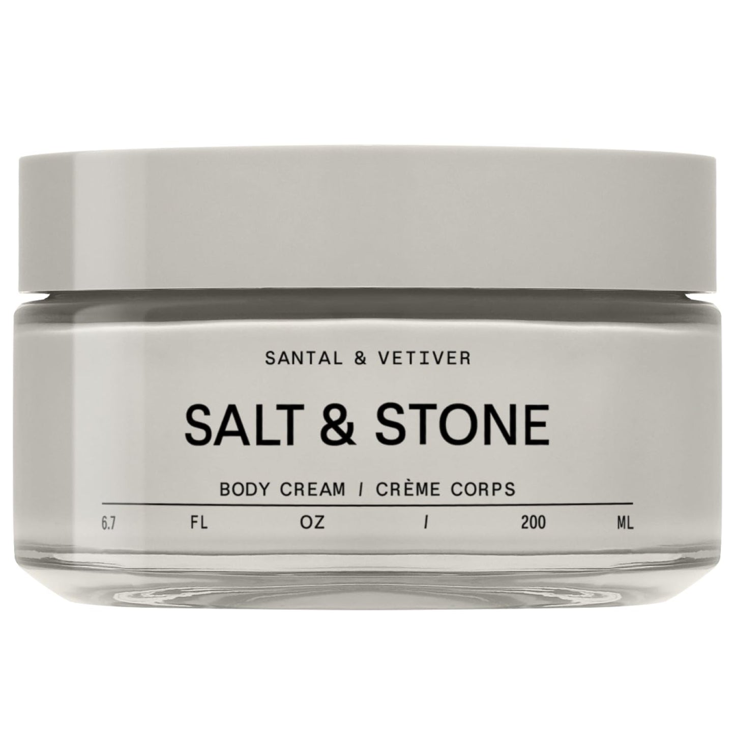 Salt & Stone Body Cream Santal & Vetiver for Deep Hydration
