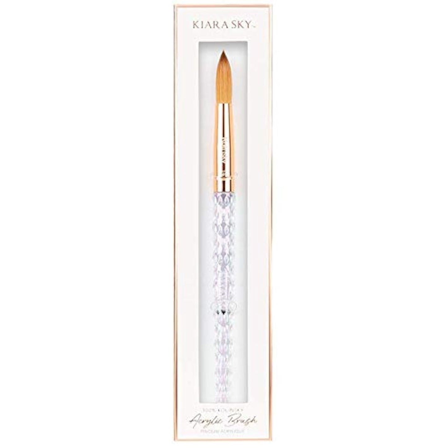 Kiara Sky Acrylic Brush #14 - 100% Pure Kolinsky Quality Tool