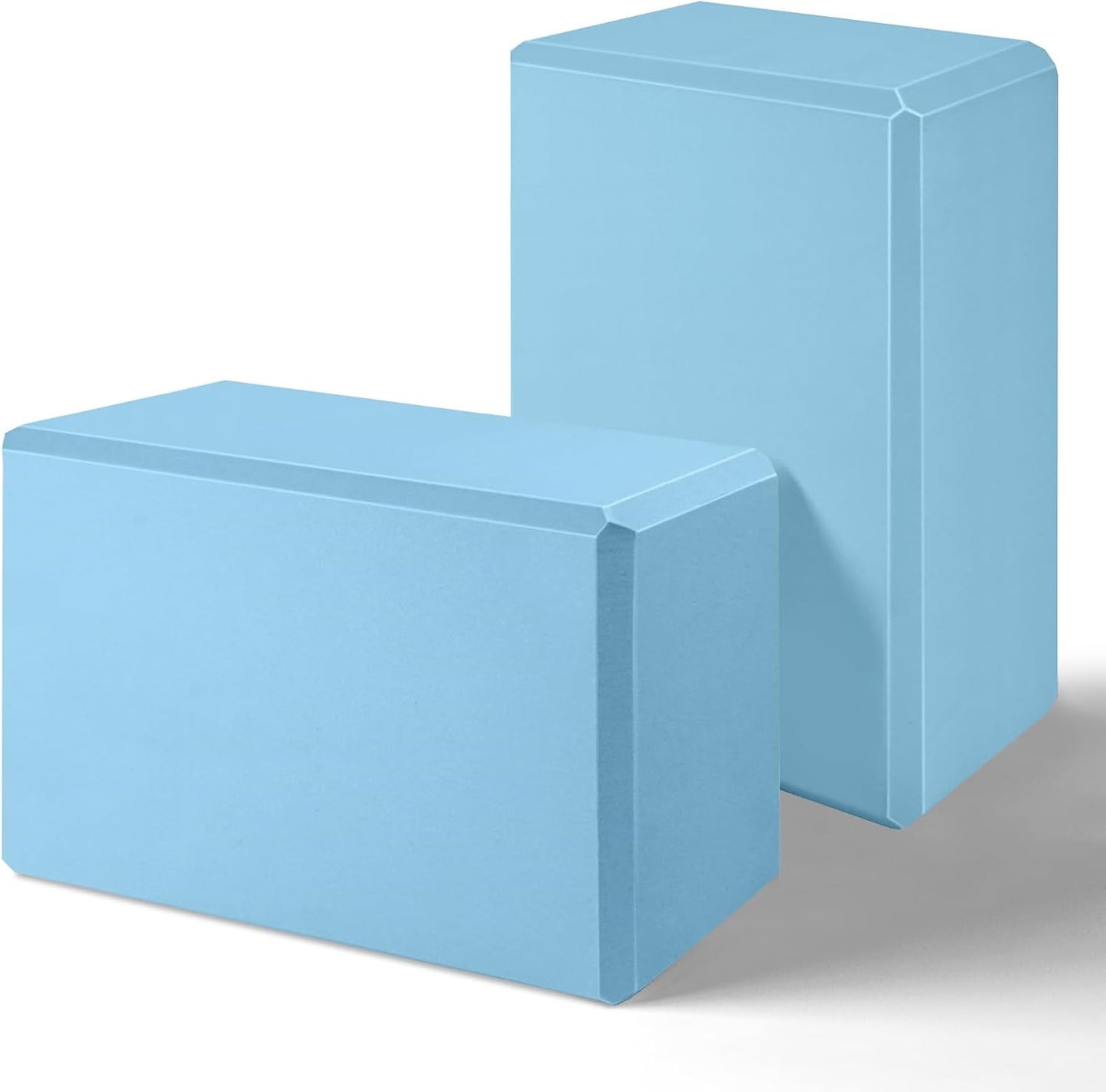 Latex-Free Non-Slip Yoga Blocks 2 Pack