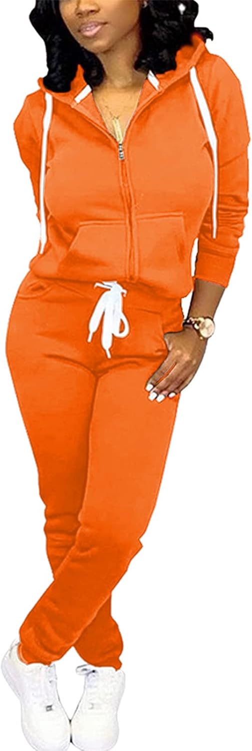 CLOCOR Track Suits for Women - Casual 2 Piece Outfit Set