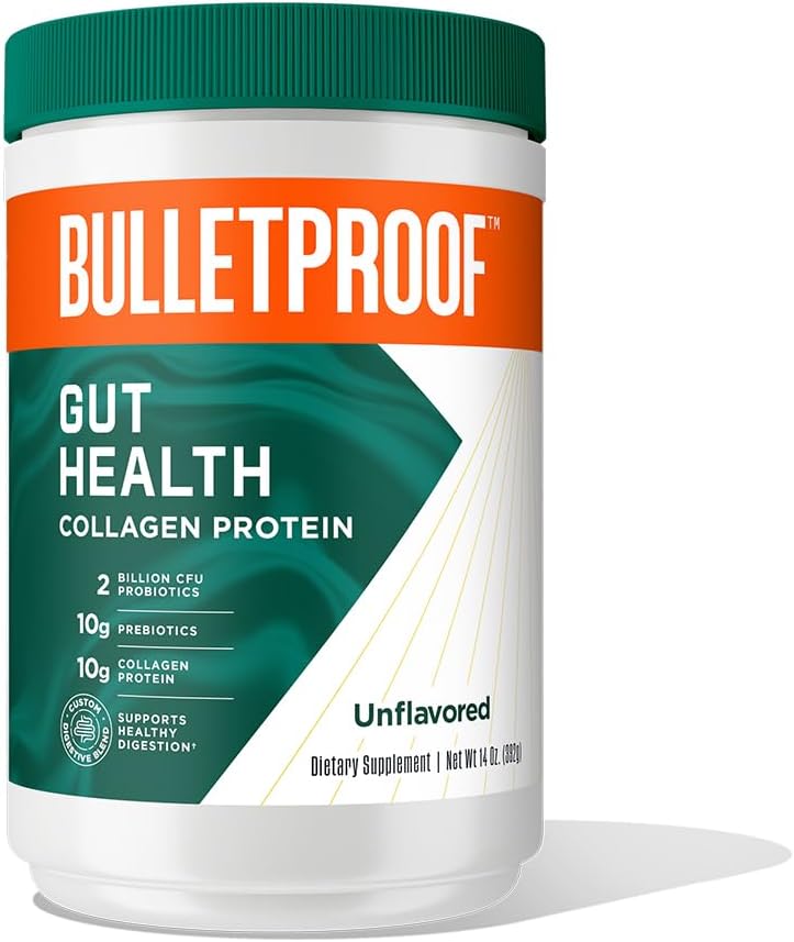 Bulletproof Unflavored Gut Health Collagen Protein for Wellness