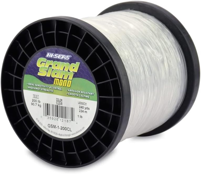 HI-SEAS Grand Slam Monofilament Fishing Line - Strong & Tough