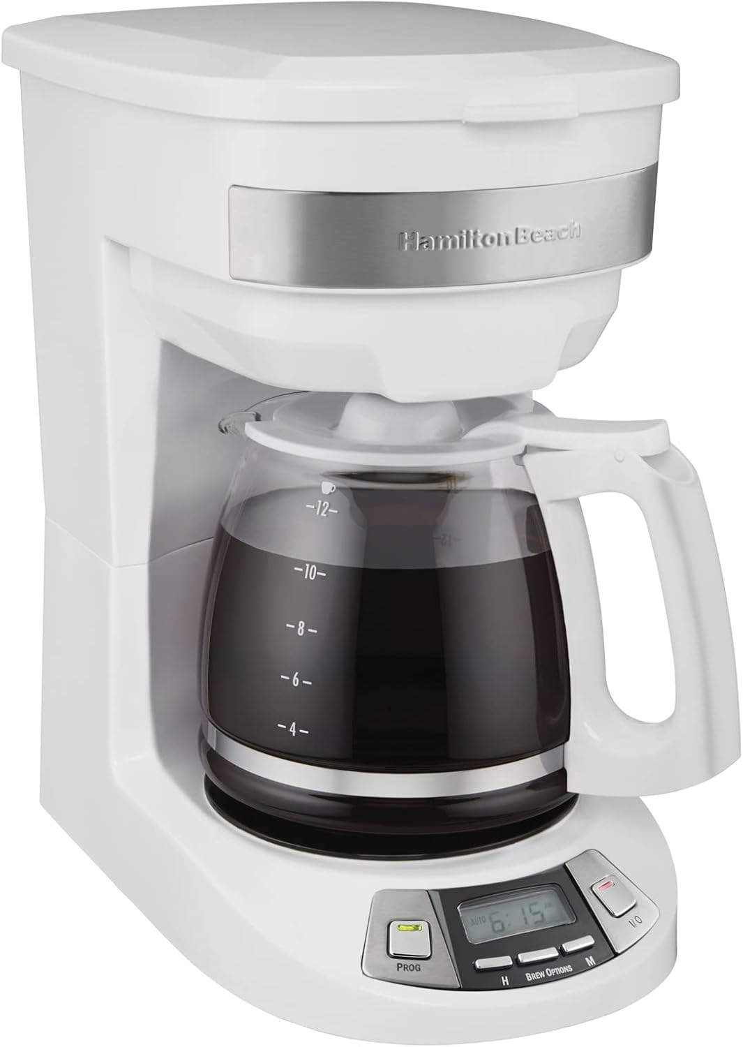 Hamilton Beach 12 Cup Drip Coffee Maker with 3 Brew Options
