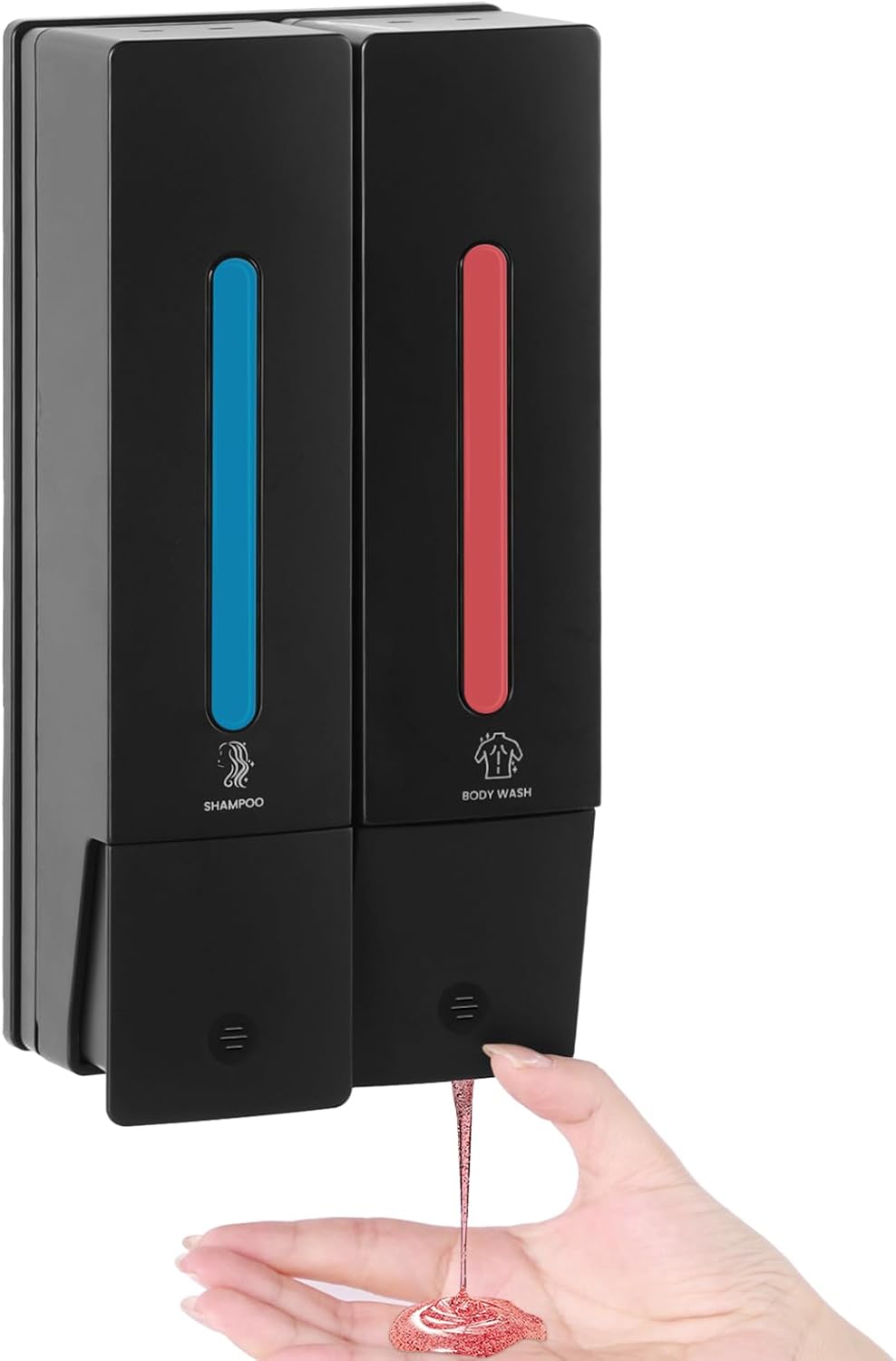 Smooth Wall Shower Dispenser Set