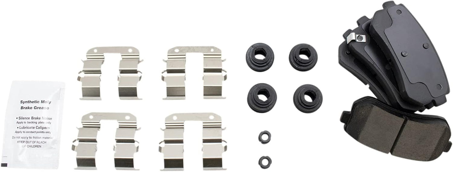 TRQ Rear Brake Pads Ceramic for Hyundai and Kia Models
