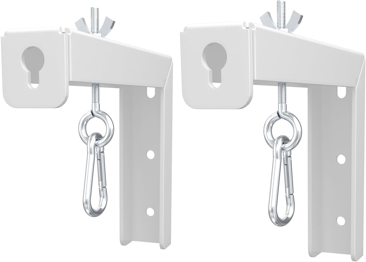 Adjustable Projector Screen Mount - Secure L-Bracket Pair