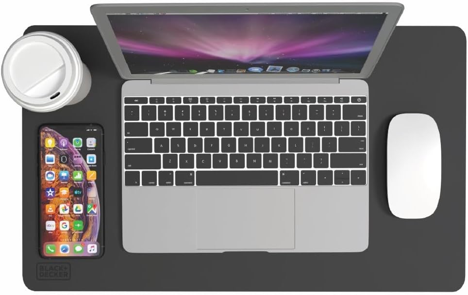BLACK+DECKER Compact Travel Desk Mat - Ideal for On-the-Go Work!