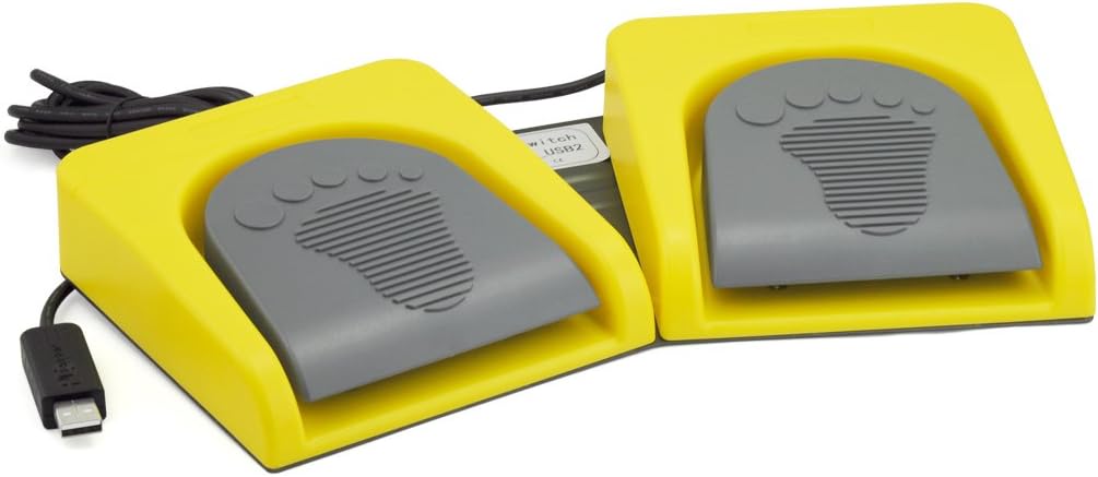 iKKEGOL USB Double Foot Switch for Gaming and Multimedia Control