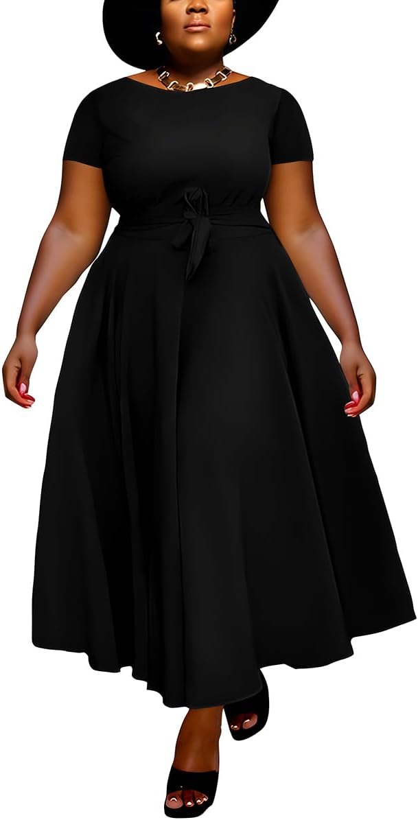 Plus Size A Line Dress for Women by BFFBABY - Summer Style