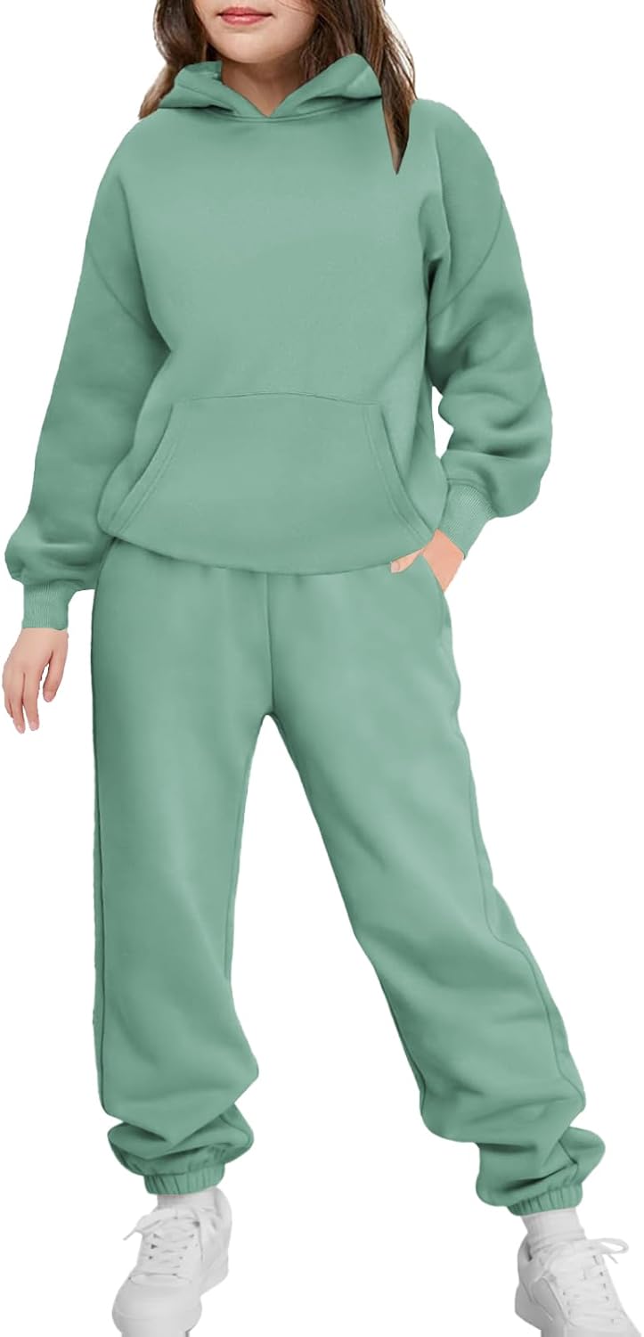 Arshinet Girls 2 Piece Outfits Hoodie Sweatsuit Sets for Fall