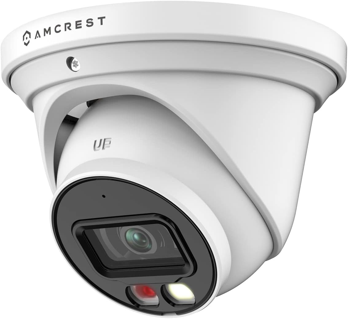 5MP AI Turret IP PoE Camera with Nightvision and Detection