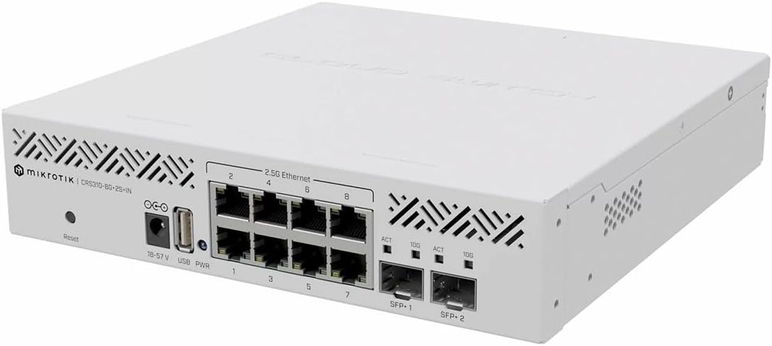 MikroTik CRS310-8G+2S+in: Versatile Networking Switch for All