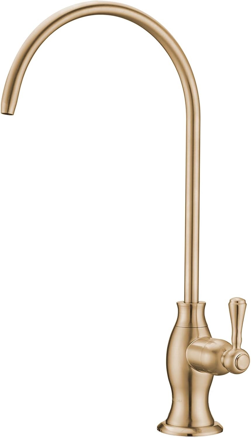 Brushed Gold Drinking Water Faucet for Kitchen Filtration Systems