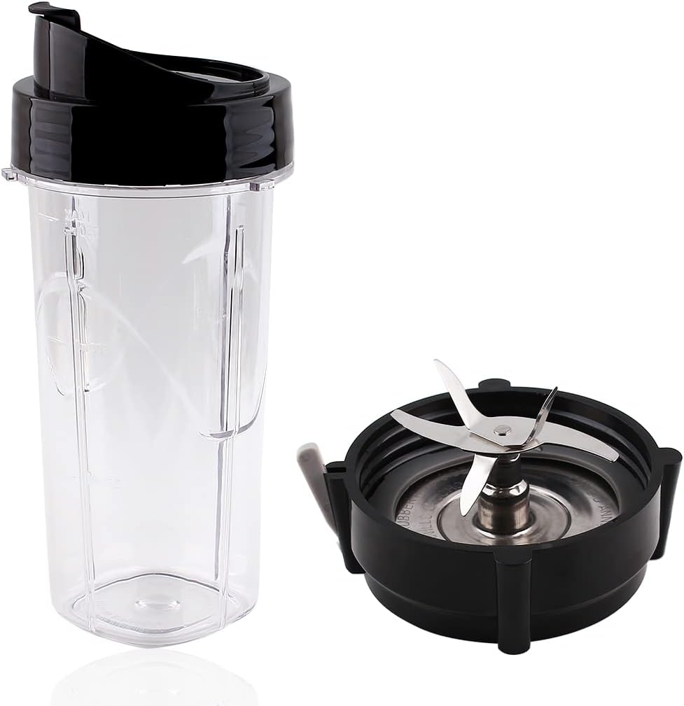 Joyparts 24oz Cup Set for Oster Pro 1200 Blender - Blade, Gasket, Base Cap