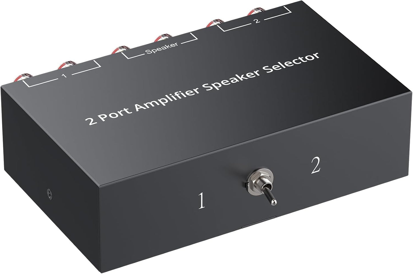PROZOR 2(1)-in-1(2)-Out Amp Speaker Switcher Selector
