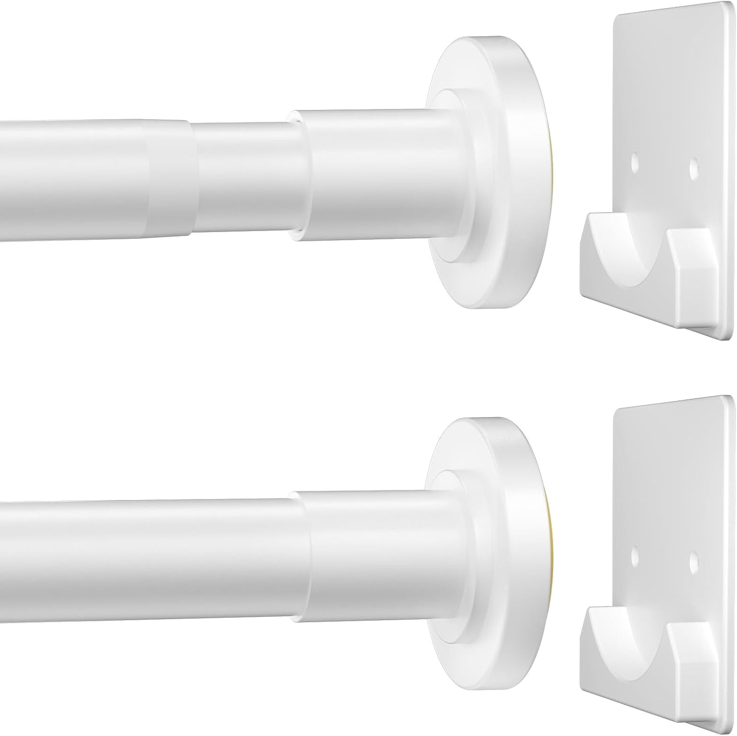Anti-Slip Stainless Steel Shower Rod, Adjustable 32-80, No Drilling, CorkLatta