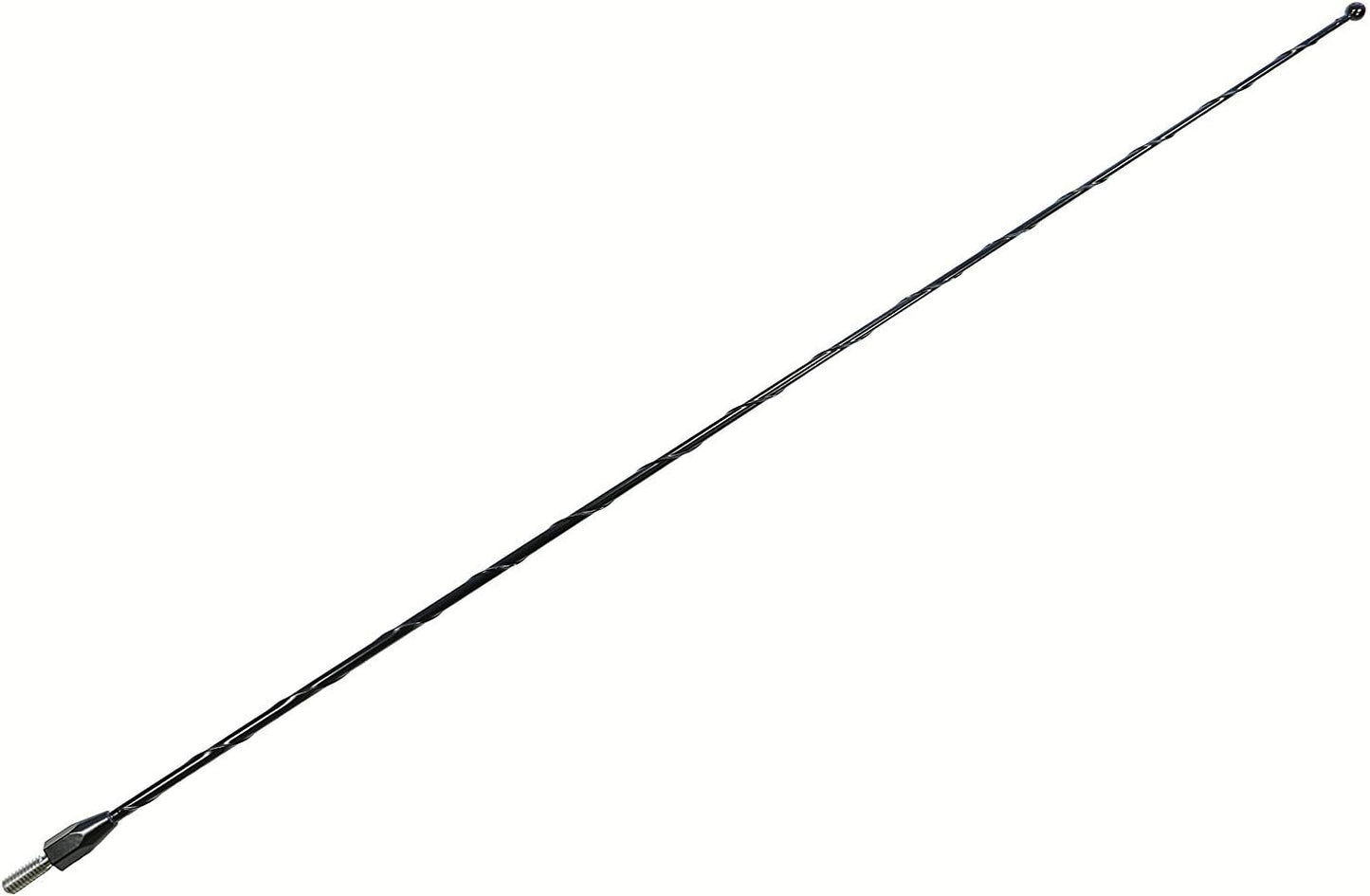 21 Inch Black Antenna for Nissan Titan - Wind Noise Cancellation