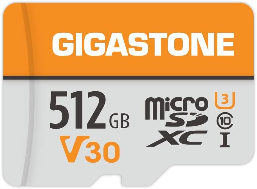 GIGASTONE 512GB Micro SD Card - High-Speed Memory for Multiple Devices
