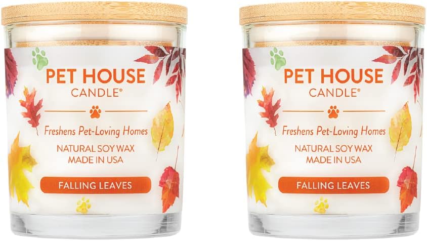 One Fur All Pet House Fall Candles for Odor-Free Homes