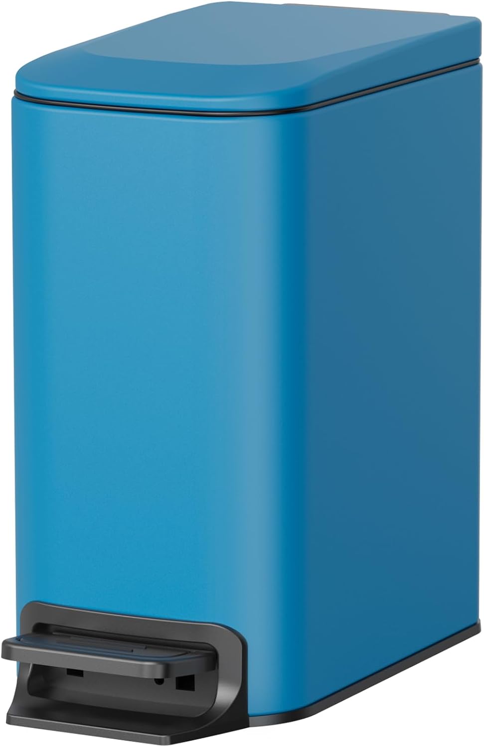 Cesun Small Bathroom Trash Can with Lid Soft Close and Pedal