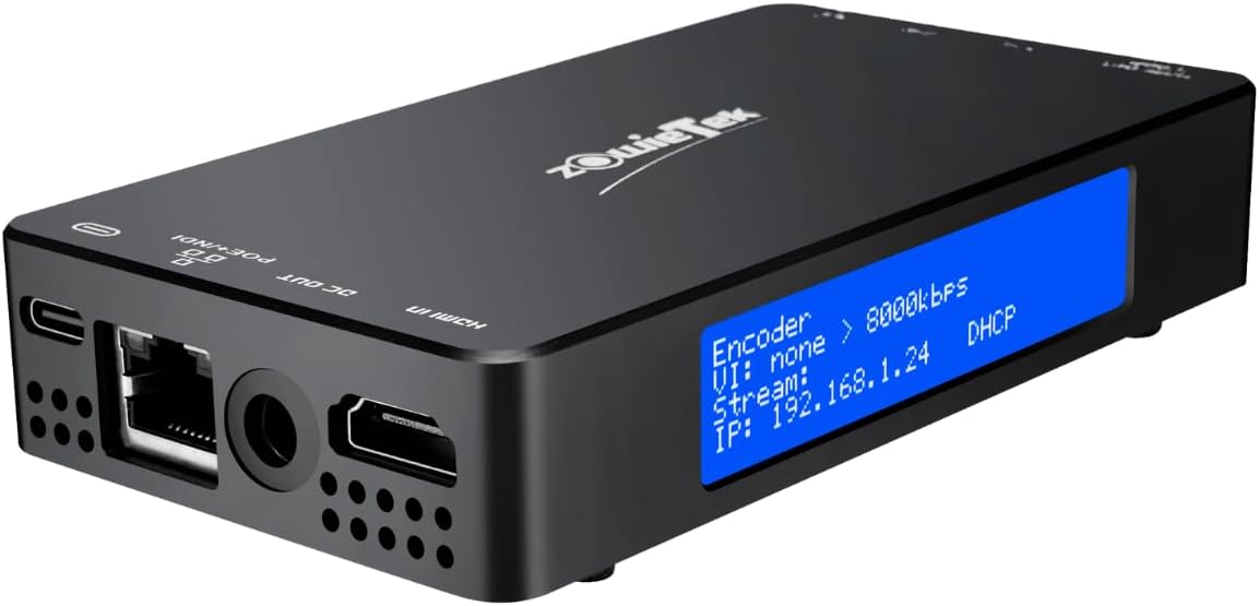 4K HDMI Video Encoder/Decoder for Live Streaming and Gaming