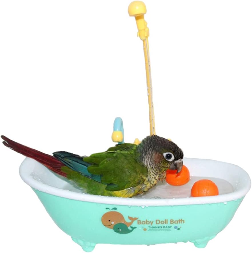 Petlex Automatic Bird Bathtub - Shower & Fountain Combo