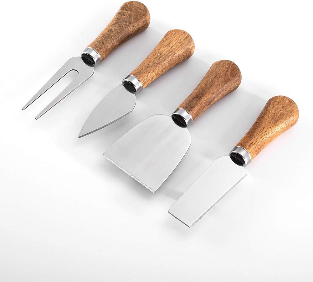Stainless Steel Cheese Knives Set - Perfect for Charcuterie