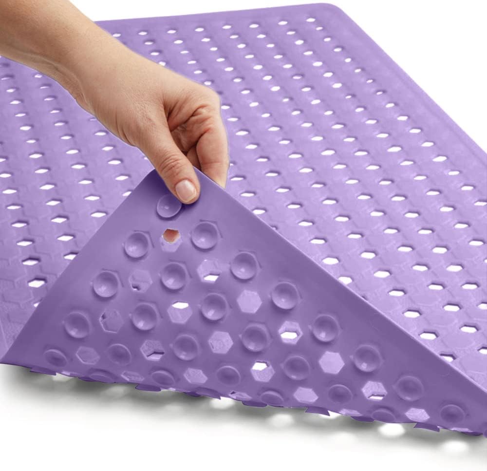GORILLA GRIP Bath Tub Shower Mat with Powerful Suction Cups