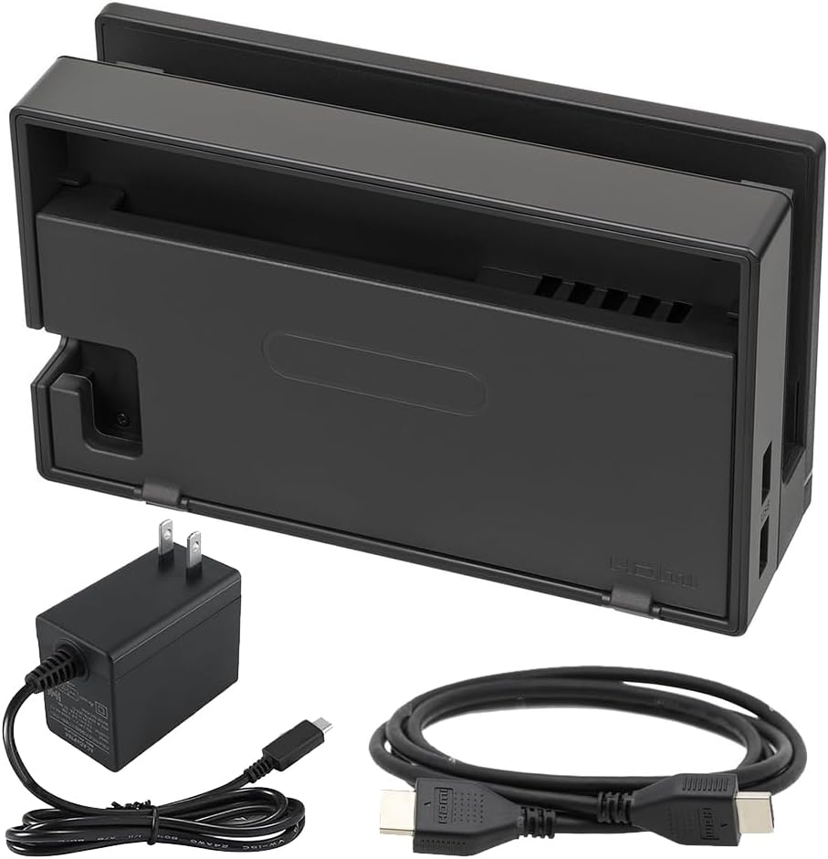 3 in 1 TV Dock Station Set for Switch with Charger and HDMI Cable