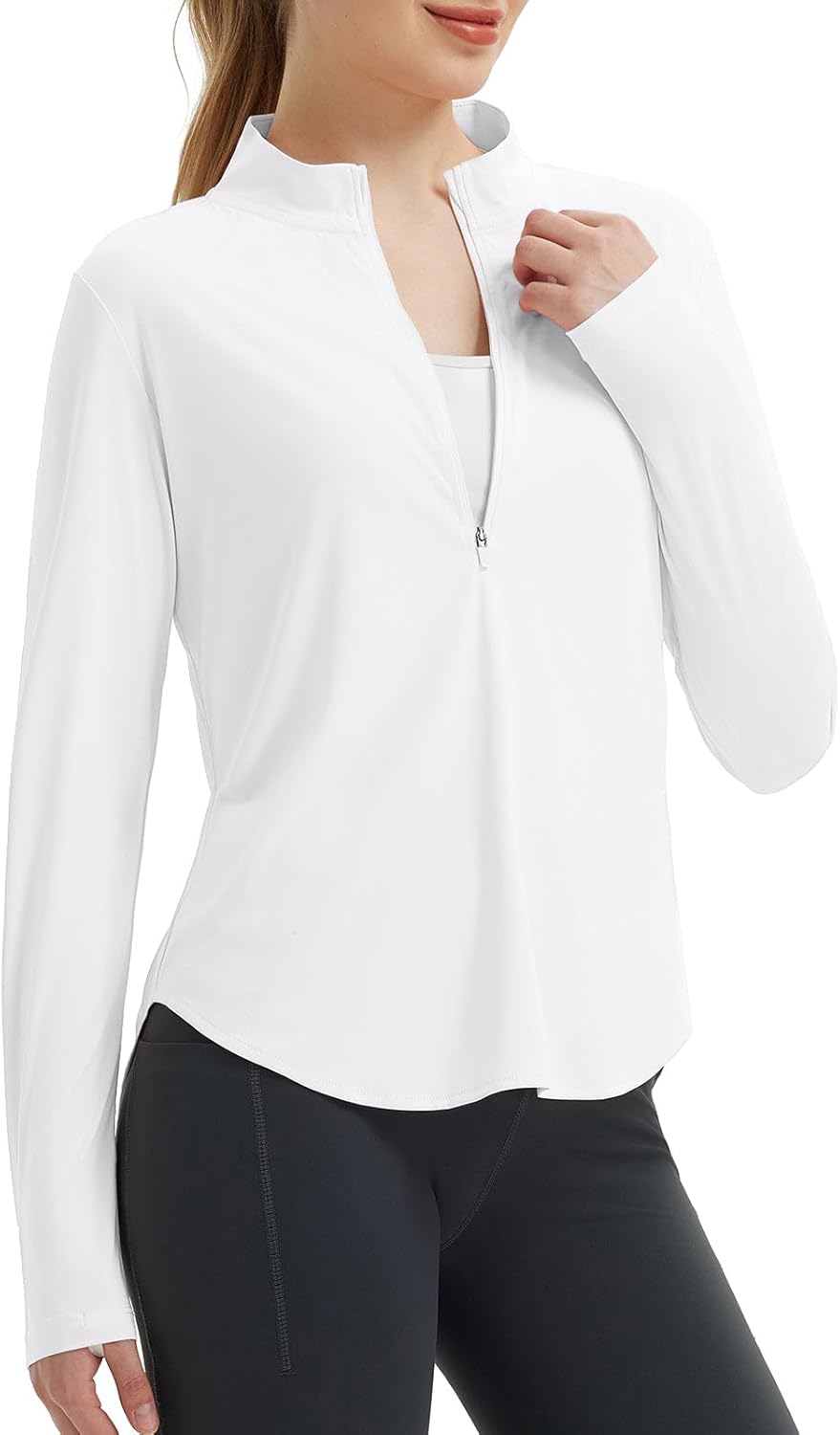 BALEAF Women's UPF 50+ Half Zip Pullover - Sun Protection & Quick Dry