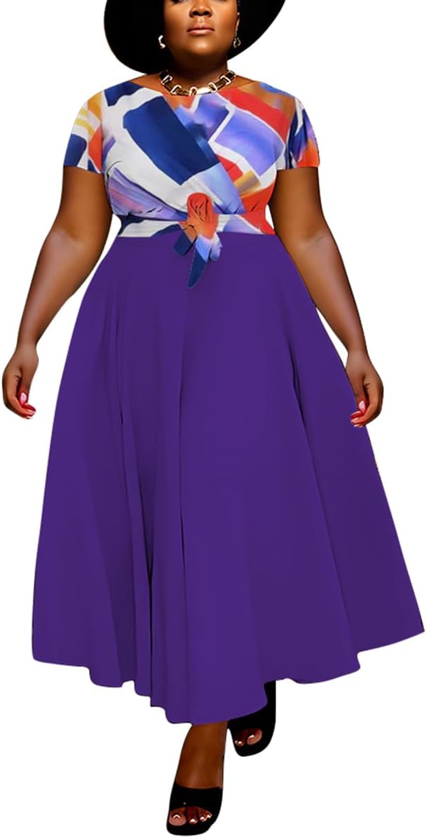 Plus Size A Line Dress for Women by BFFBABY - Summer Style