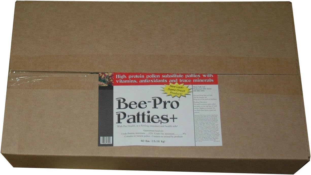 Mann Lake Bee-Pro Patties for Healthy Bee Colonies and Brood