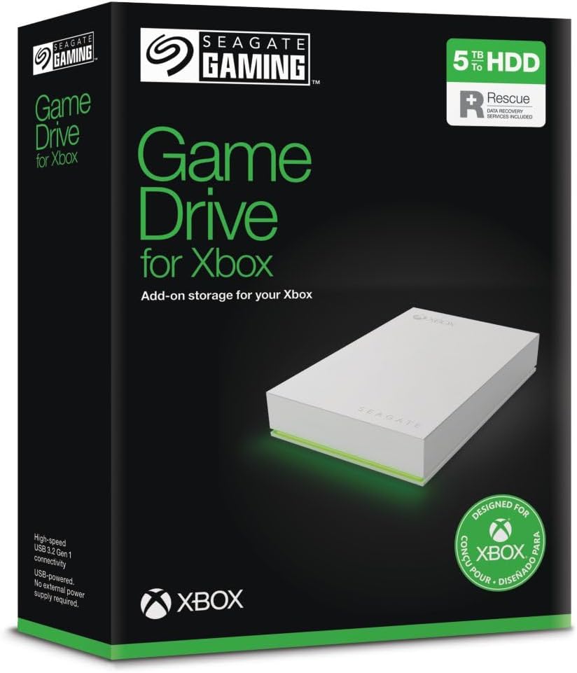 Seagate Game Drive voor Xbox 5TB - Xbox-gecertificeerd