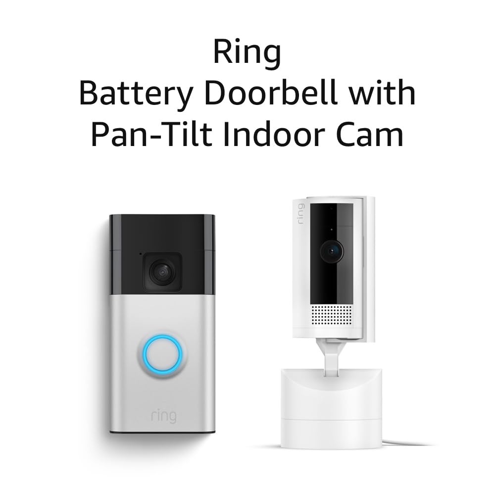 Enhanced Security Bundle: Ring Battery Doorbell & Indoor Cam