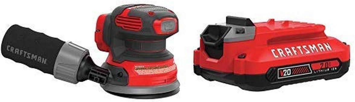 CRAFTSMAN V20 Random Orbit Sander for Fast Material Removal