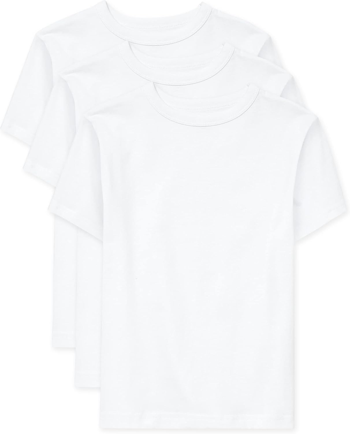 Boys' Basic V Neck Short Sleeve Tee 2 Pack for Everyday Wear