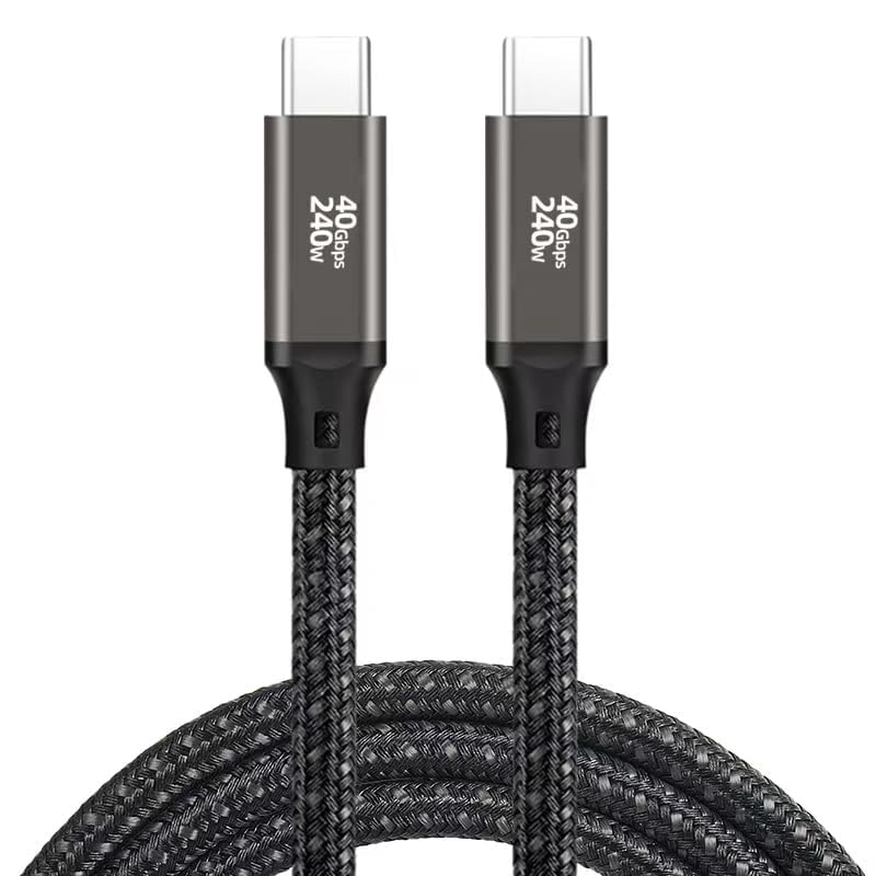 8K@60Hz Thunderbolt 4 USB4 Cable - Fast Charge & Video