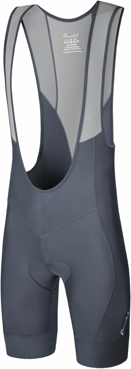 Przewalski Mens 3D Padded Cycling Bib Shorts for Ultimate Comfort