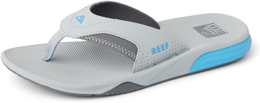 REEF mens Cushion Fanning Sandals for Ultimate Comfort