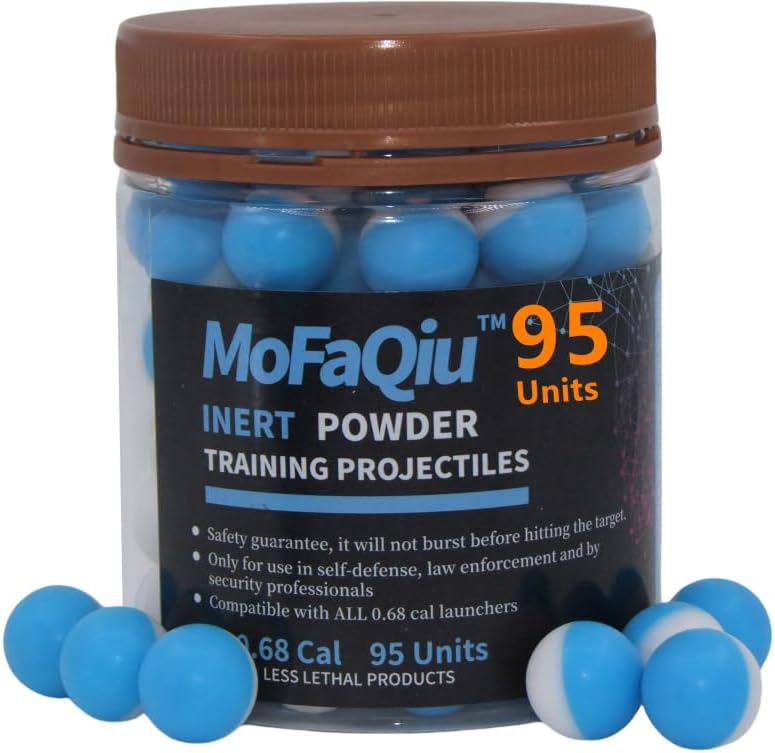 Inert Projectiles - 68 Cal Training Powder Ball for Safety