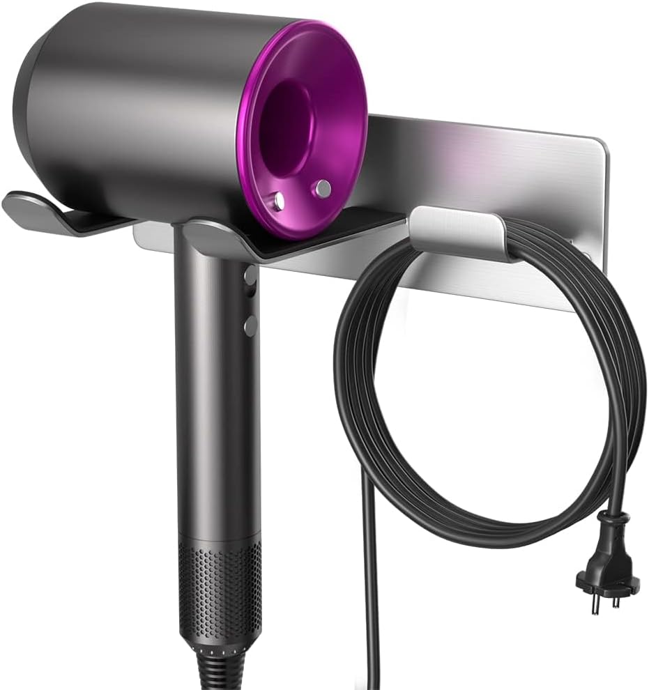 BelleJoomu Stainless Steel Dyson Hair Dryer Holder